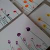 Write or draw on a card with a white crayon, then paint over it with watercolors to make a crayon resist card! 3
