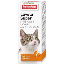 beaphar 011431 laveta super kedi taurin tuy dokulme onleyici besin takviyesi 50 ml deri ve tuy sagligi vitamin beaphar