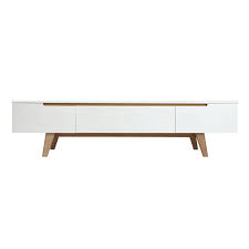 Miliboo com est une enseigne de meubles design en ligne qui conçoit des meubles de qualité, élégants et faciles à vivre. Meuble Tv Scandinave Blanc Brillant Et Frene 180cm Melka Miliboo La Redoute Mobile Muebles Para Tv Muebles Nordicos Diseno De Muebles