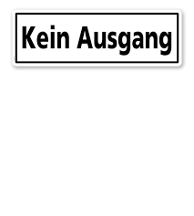 Sie könnten ihre arbeitszeit selbst bestimmen. Textschild Kein Ausgang Textschild Textschilder Keinausgang Schilder Beschilderung Eingang