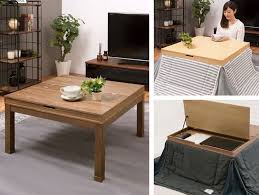 A Japanese Heated Table Also Called A Kotatsu Is A Storage Bin Eating Surface And Cozy Space All Rolled Furniture Design Luxury Furniture Design Furniture