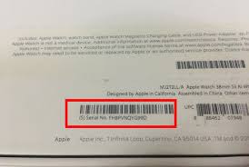 Check the apple watch box How To Find And Check Apple Watch Serial Number