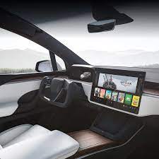 Bedeutendere veränderungen finden sie jedoch in der vordersten sitzreihe: Abgefahrenes Lenkrad Und 1034 Ps Im Tesla Model X Facelift Autobild De