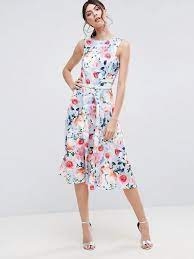 You've got the invite, we've got the dress! Guest Attire 15 Floral Dresses Perfect For Summer Weddings Floral Dress Wedding Guest Wedding Guest Dress Summer Guest Attire
