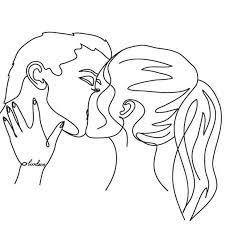 5001 x 3632 png 492 кб. Custom Couple Portrait Personalized Valentine S Day Gift Etsy Drawings For Boyfriend Line Drawing Personalized Valentine S Day Gifts