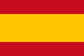 Rood, geel en rood, waarbij de gele strook twee keer zo breed is als elke rode streep. Vlag Van Spanje 100 X 150 Cm Polyester All Commerce