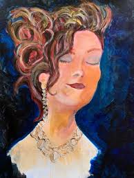 Self portrait You may not precive this as abstract, my apologies. However,  would love constructive criticism 💜