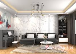 1504 Interior Kitchen Livingroom Sketchup Model By Xuan Khanh Free Download Kitchen Remodel Design Interior Home Decor Kitchen