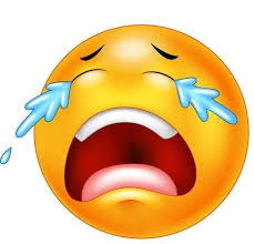 Vector Iustration Of Cartoon Emoticon Crying With Tears Isolated On White Background Emoji Sonriente Cara Sonriente Emoji Images Emoji Pictures Smiley Emoji
