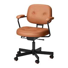 Alefjall Sedia Da Ufficio Grann Ocra Bruna Ikea It In 2021 Comfy Office Chair Office Chair Office Chair Cushion