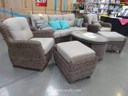 Kirkland Signature Braeburn Woven Seating Set Clearance Patio Furniture Costco Patio Furniture Outdoor Furniture