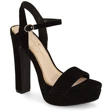 Black Ankle Strap Sandals Heels Women S Jessica Simpson Blaney Platform Sandal Black Sandals Heels Black High Heel Sandals Platform Sandals