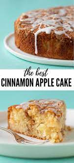 The Best Cinnamon Apple Cake Sweetest Menu Recipe Easy Cake Recipes Apple Cake Recipes Desserts