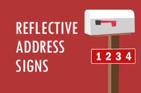 Put your house or apartment number on the mailbox. Reflective Address Signs Gig Harbor Fire Medic One