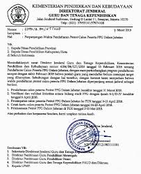 Perpanjangan Ajuan Pretest Ppg Dalam Jabatan Tahun 2018 Pendidikan Guru Budaya