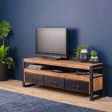 Prix du modèle présenté : Meuble Tv Industriel 21 Modeles Pour La Deco Du Salon