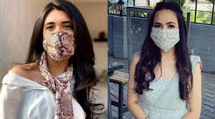 Mask transformation masktransformation tf shemask themask shemasked she_mask lokimask the_mask. The Journey Of Covid Face Masks From Boring Monotones To Stylish And Designer Lifestyle News The Indian Express