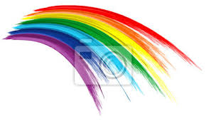 Kunst Regenbogen Farbe Pinselstrich Farbe Zeichnen Hintergrund Leinwandbilder Bilder Slop Mehrfarben Schlaganfall Myloview De