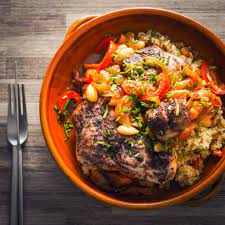 Rabbit Tagine With Apricots Recipe Tagine Spicy Recipes Mediterranean Recipes