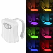 8 Color Toilet Bowl Night Light Led Motion Activated Talk To The Wilson