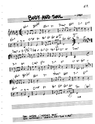 Body And Soul Lead Sheet Real Book Pdf By Johnny Green