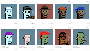 21 Of The Freshest Nft Art Collections Inspired By The Cryptopunks By Ian Rogers Medium