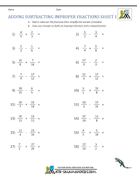 However, once you make the denominators the same, the addition is easy. Adding Subtracting Fractions Worksheets