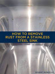 But rust stains can form if the sink has been in contact with another metal item that is. Pin On Diy Ideas