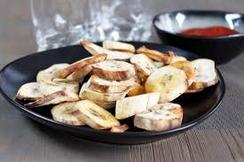 Bananes Plantains Epicees A L Actifry Recette Banane Plantain Plantain Recette Banane Plantain