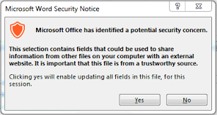 Microsoft Office Has Identified A Potential Security Concern Microsoft Community