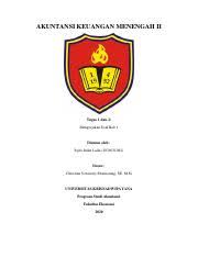 Soal biologi kelas 10 part 2 contoh soal biologi tulisan ini merupakan kumpulan soal pilihan kelas x semester 2 beserta jawaban untuk siswa sma/ma. Tugas Akm 2 Syifa Indar Laila 1834031082 Pdf Akuntansi Keuangan Menengah Ii Tugas 1 Dan 2 Mengerjakan Soal Bab 1 Disusun Oleh Syifa Indar Course Hero