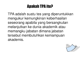 Pelatihan Tes Potensi Akademik Tpa Ppt Download