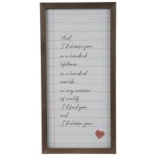 Shit, i'd heard all the songs about love but never really got them before. I D Choose You Wood Wall Decor Hobby Lobby 5262720