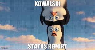 So the good news is this song is almost over. Yarn Kowalski Status Report Penguins Of Madagascar 2014 Video Gifs By Quotes 63c0ccb3 ç´—