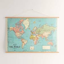 Hanging World Map By Tribedecruz On Etsy World Map Wall Art World Map Wall Map Wall Art