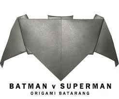 Everything in the batcave is explored down to the construction of the set and the graphics from bruce wayne's mainframe. Batman V Superman Origami Batarang 14 Steps With Pictures Instructables