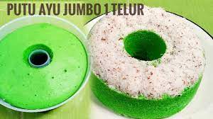 Kue putu ayu merupakan salah satu kue tradisional yang berasal dari indonesia, tepatnya di dareh jawa. Resep Putu Ayu Jumbo 1 Telur Tanpa Mixer Enak Dan Lembut Youtube