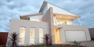 Fachada de casa moderna en tonos blanco y negro con barandas de vidrio en las terrazas. Fachadas De Casas De Dos Pisos Con Terraza Design Feetup Penthaus