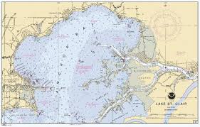 Lake St Clair Depth Chart 2018 Best Picture Of Chart