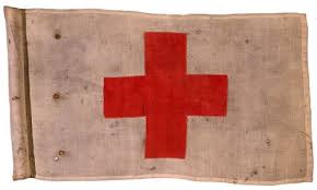Black And White Flag With Red Cross A Vintage Red Cross Flag Red Cross American Red Cross Red Cross Volunteer