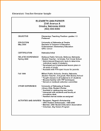 Graduate School Resume Objective Statement Examples Fresh 8 Elementary Teacher Resume Objective Education Resume Teacher Resume Teaching Resume