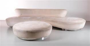 Maybe you would like to learn more about one of these? A Large Serpentine Sofa And Pouf Designed And Manufactured By Vladimir Kagan Design 2017 11 02 Realized Price Eur 6 250 Dorotheum
