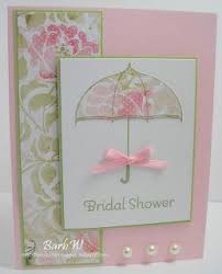 The Buzz April Showers Wedding Cards Handmade Bridal Card Wedding Shower Cards