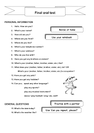 Check spelling or type a new query. Final Oral Test