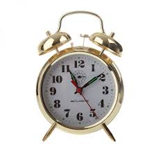 Description a combination of alarm clock, world clock, timer, and stopwatch. Vintage Metal Twin Bell Alarm Clock Clocks Acurite Weather