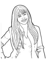 Show your kids a fun way to learn the abcs with alphabet printables they can color. Disney Channel Hannah Montana Coloring Page Netart Disney Channel Disney Coloring Pages Coloring Pages