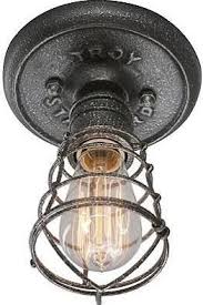 Vintage industrial rustic flush mount ceiling light metal pendant lighting lamp. Pin On Let There Be Light