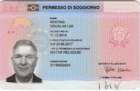 Residence permit (permesso di soggiorno) for students enrolling in degree programmes or single course units. Whitings Italy Rome Mission 2017 2019 Permesso Di Soggiorno