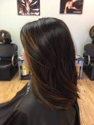 Pin By Short Hair Girl On Hair Style Balayage Hair Dark Black Hair With Highlights Hair Styles