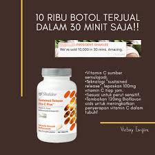 Shaklee Vita C 30biji Good Vitamin C For Better Skin And Healthy Lifestyle Shopee Singapore